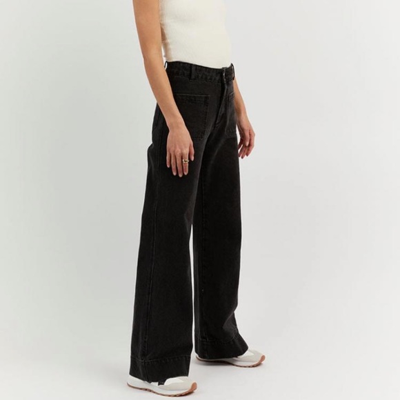 DISSH black wide leg jeans - Picture 3 of 5